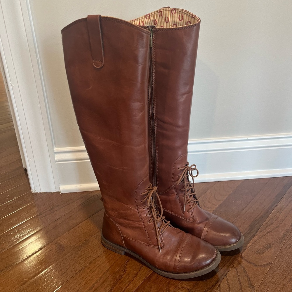Lucky Brand Tall Brown Riding Boots